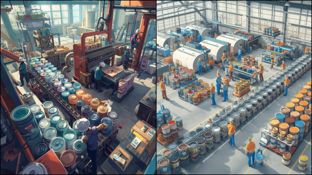 mực in và sơn công nghiệp